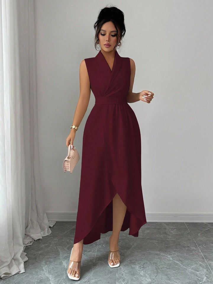 Rochie maxi SHEIN, vișiniu