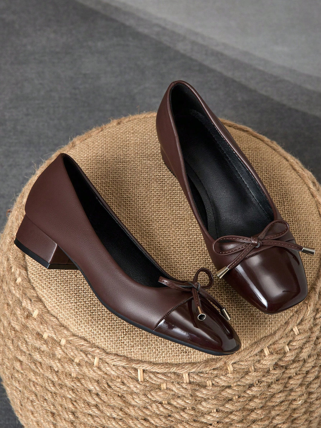 Pantofi cu toc SHEIN, maro