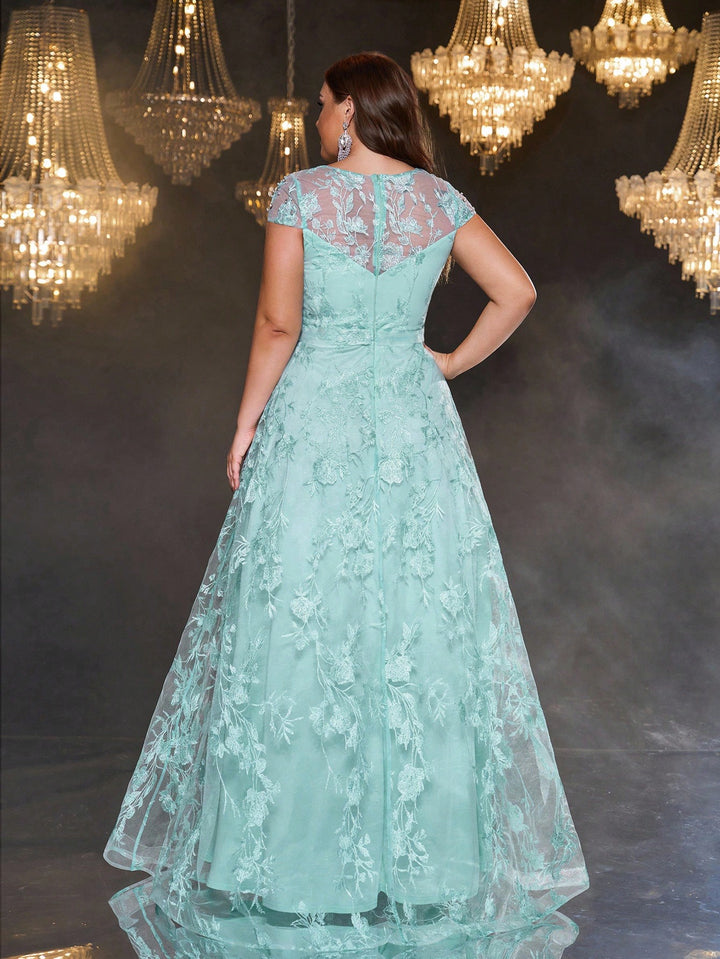 Rochie maxi SHEIN, turcoaz