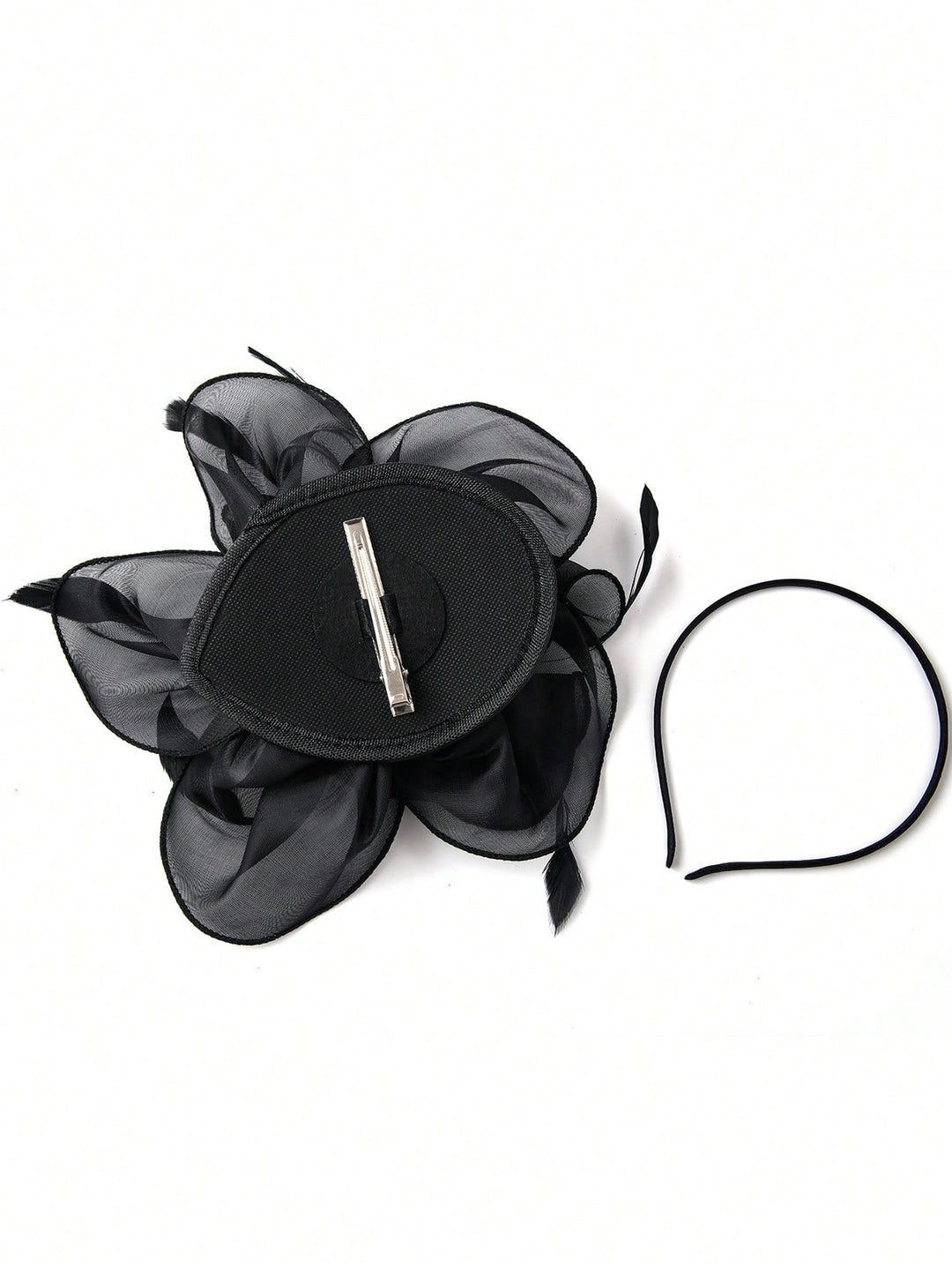 Accesoriu de păr pentru mireasă SHEIN, negru