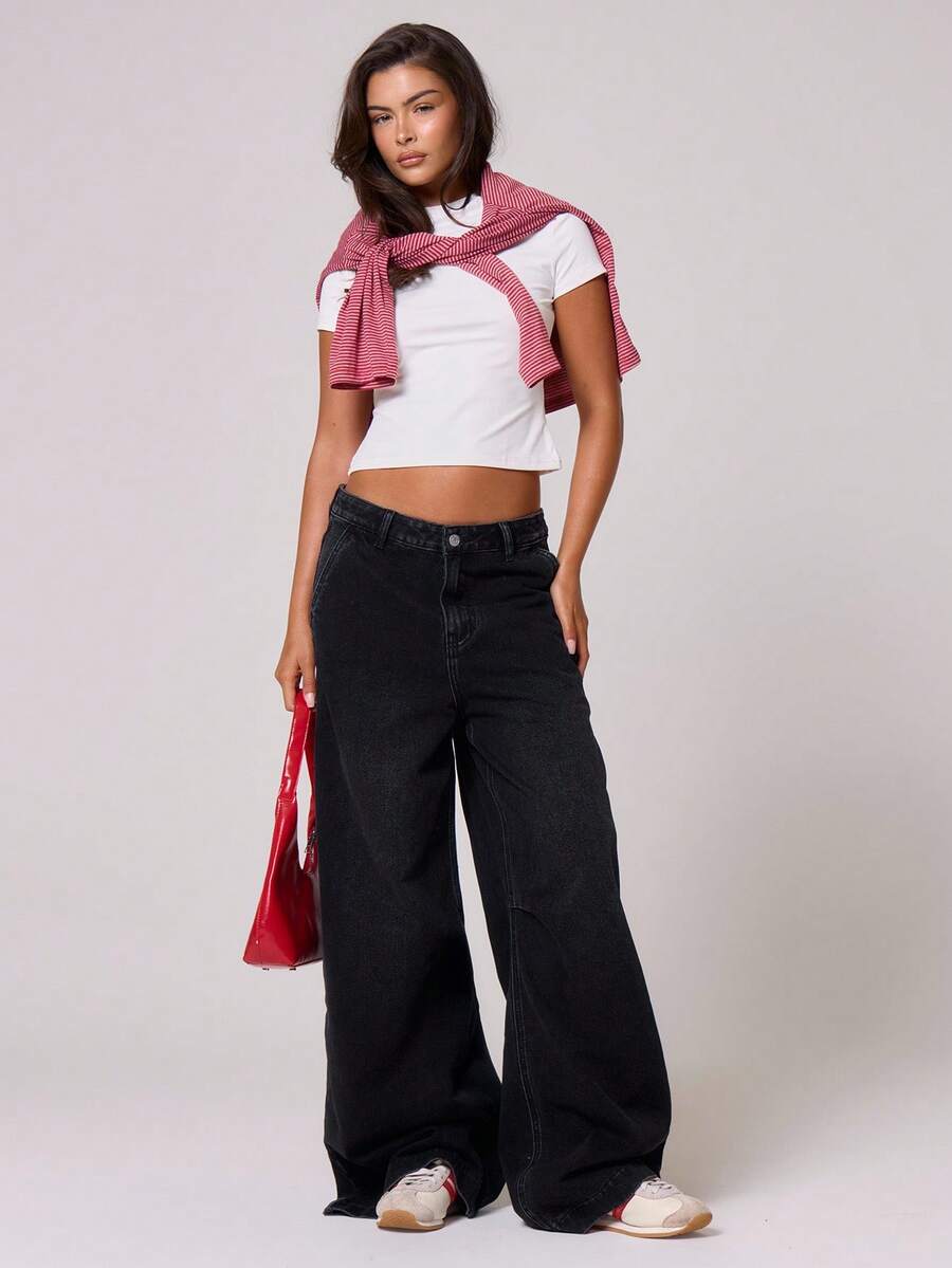 Jeans SHEIN, negru
