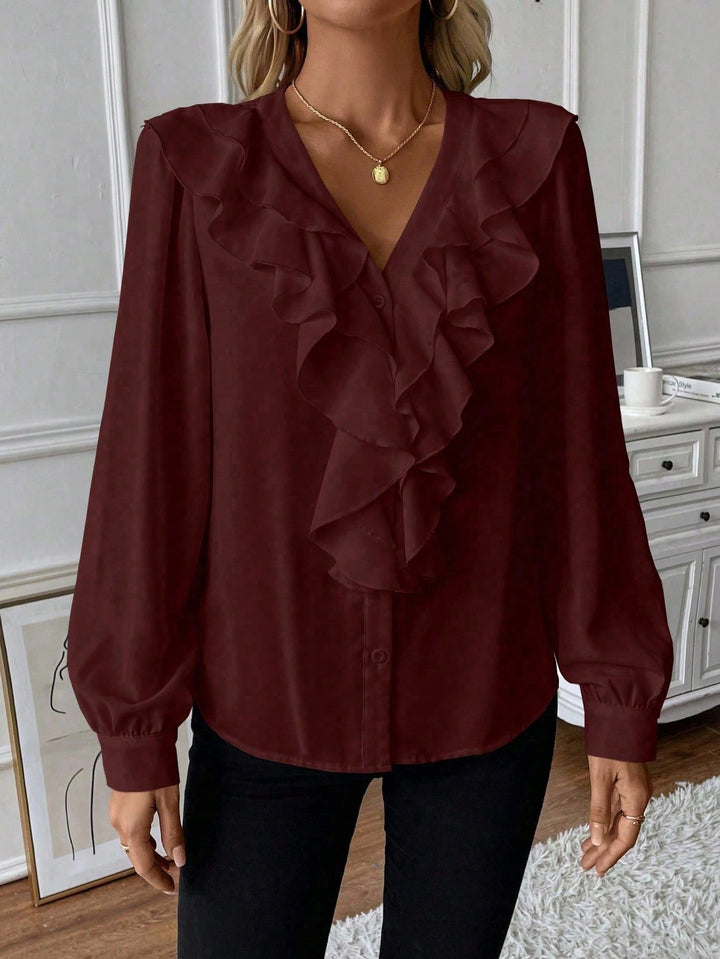 Bluza SHEIN, vișiniu