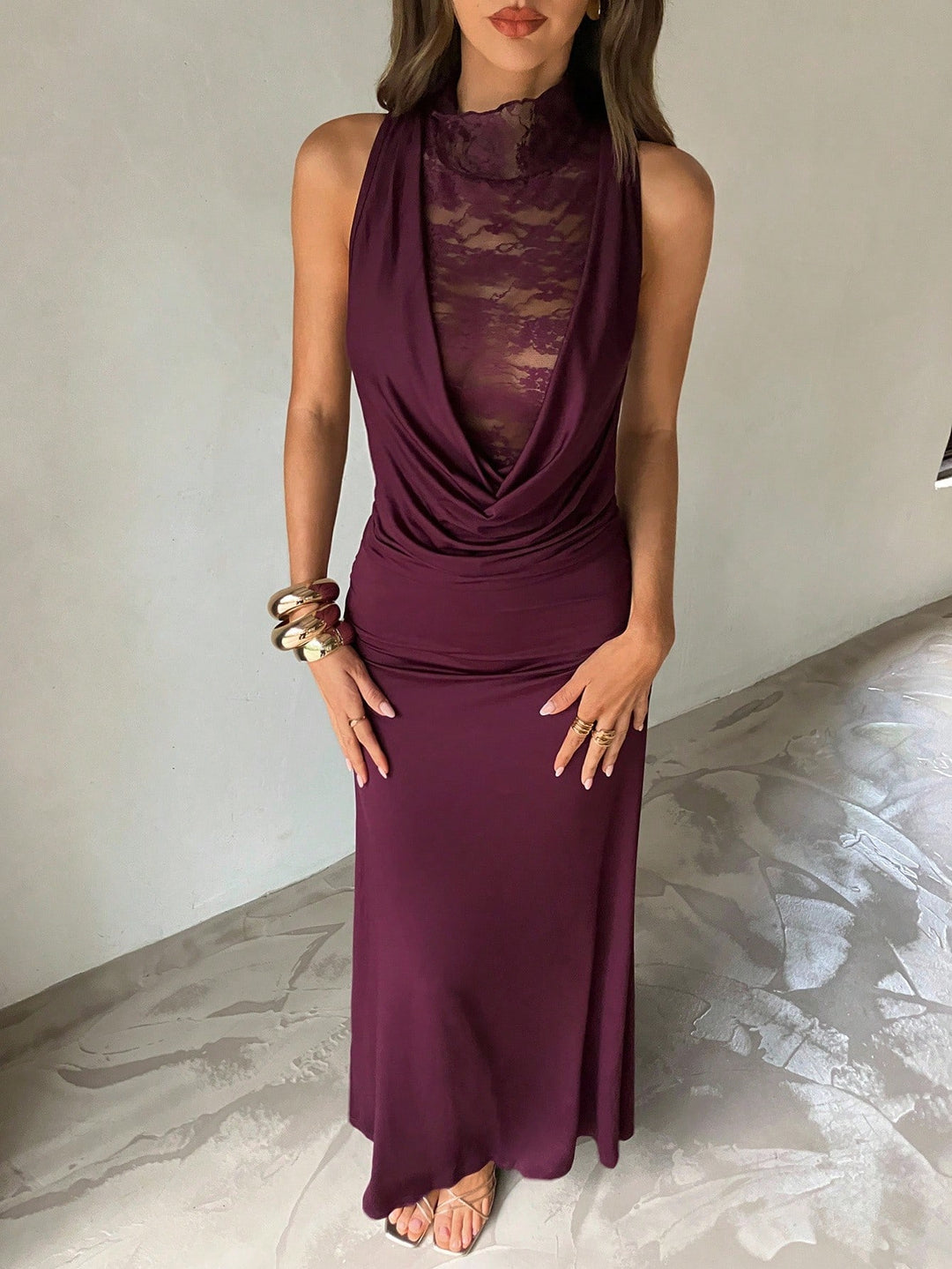 Rochie maxi SHEIN, mov