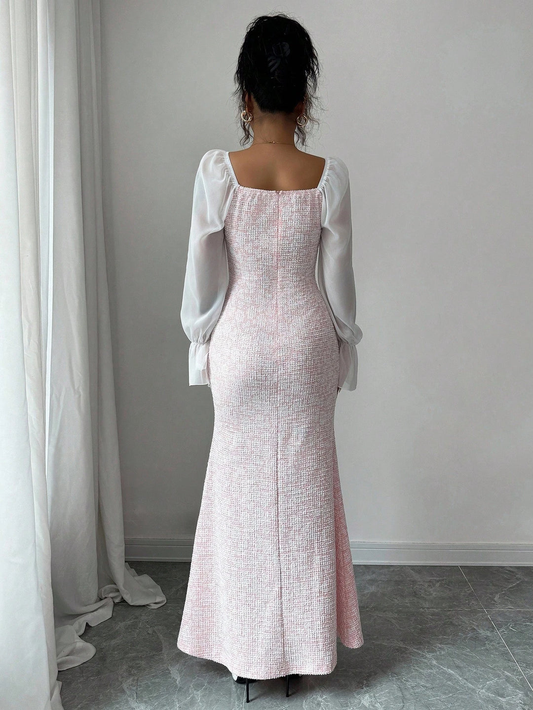 Rochie maxi SHEIN, roz