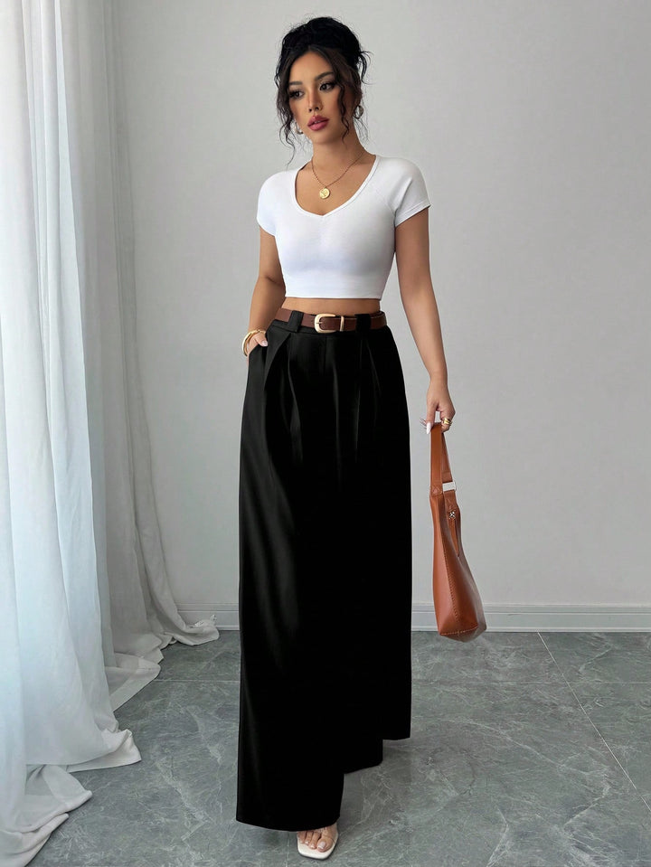 Pantaloni SHEIN, negru