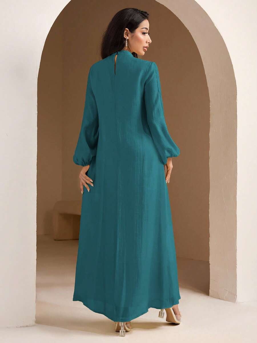 Rochie maxi SHEIN, turcoaz