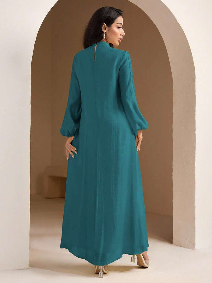 Rochie maxi SHEIN, turcoaz