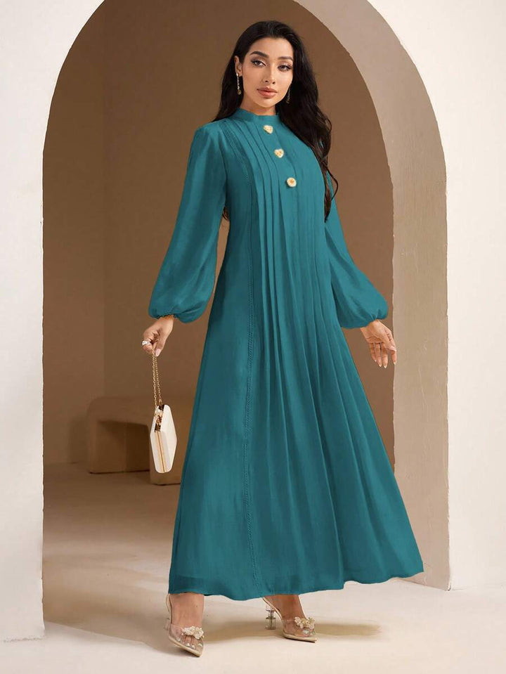 Rochie maxi SHEIN, turcoaz