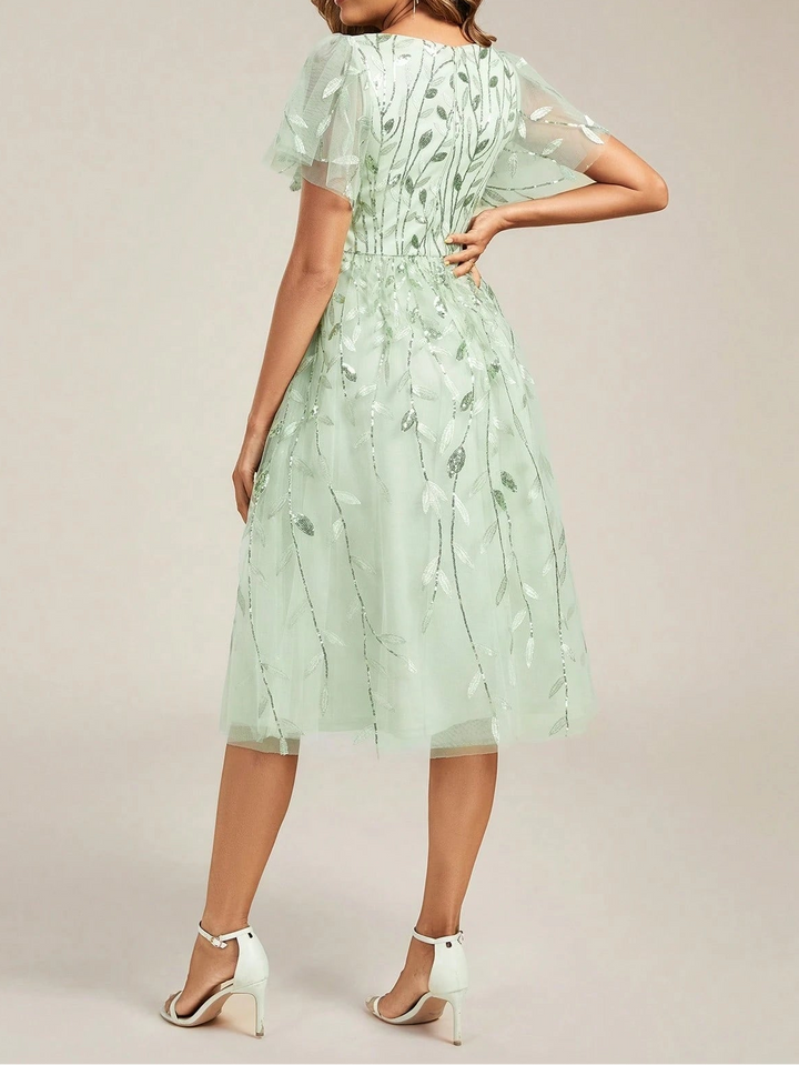 Rochie midi SHEIN, verde