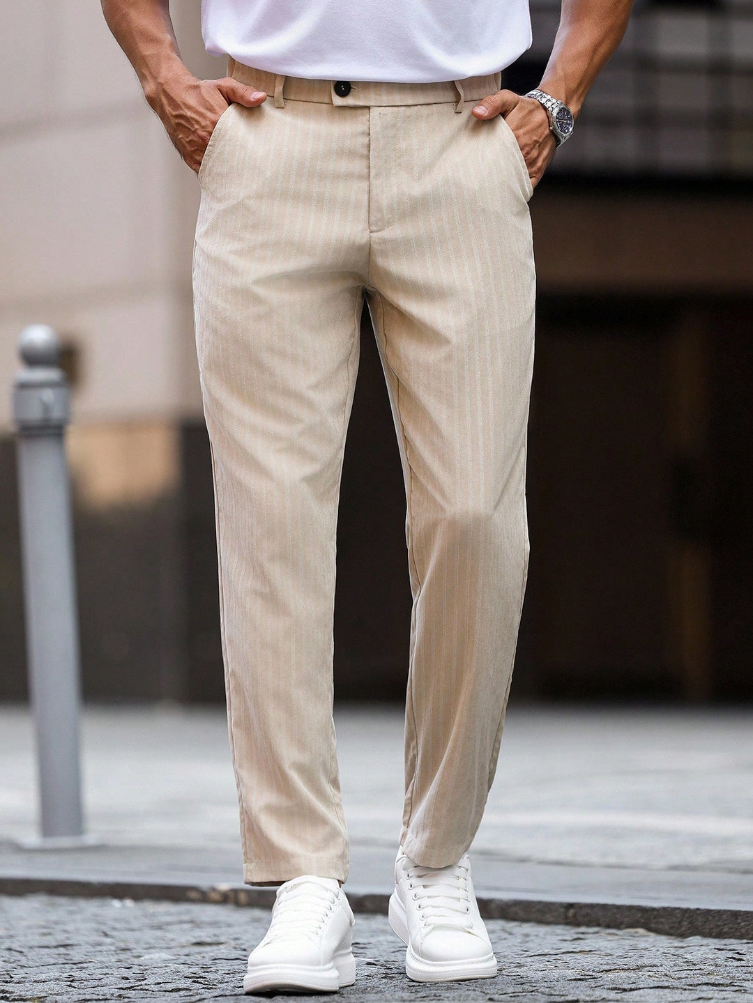 Pantaloni SHEIN, portocaliu