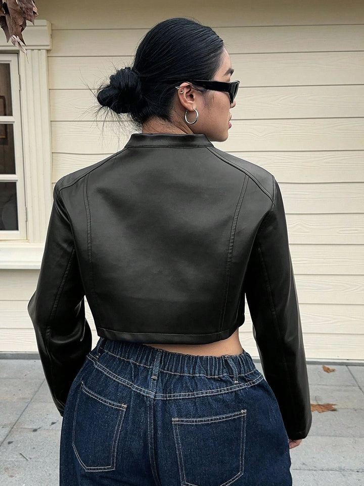 Geacă Shein Curve+, negru