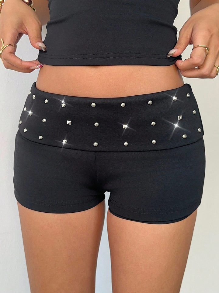 Pantaloni scurți SHEIN, negru