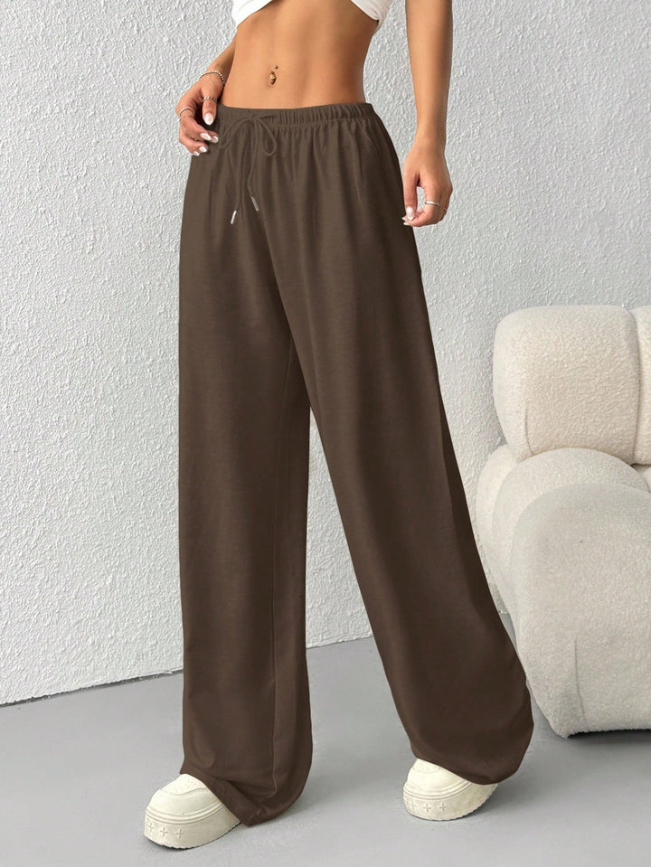 Pantaloni SHEIN, maro