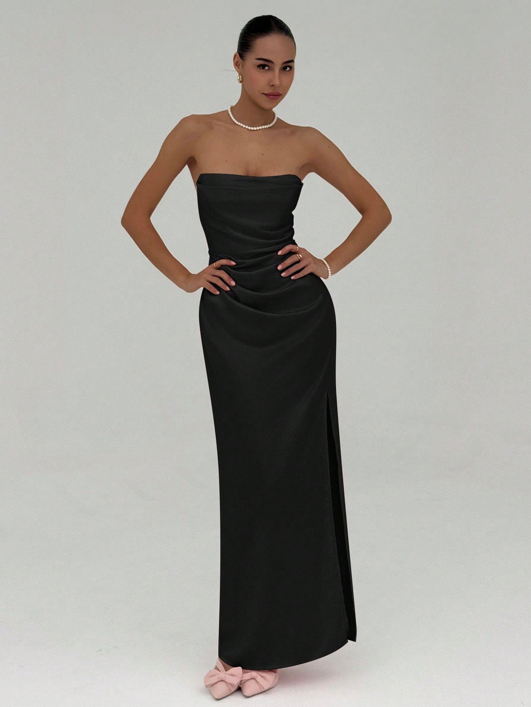 Rochie maxi SHEIN, negru