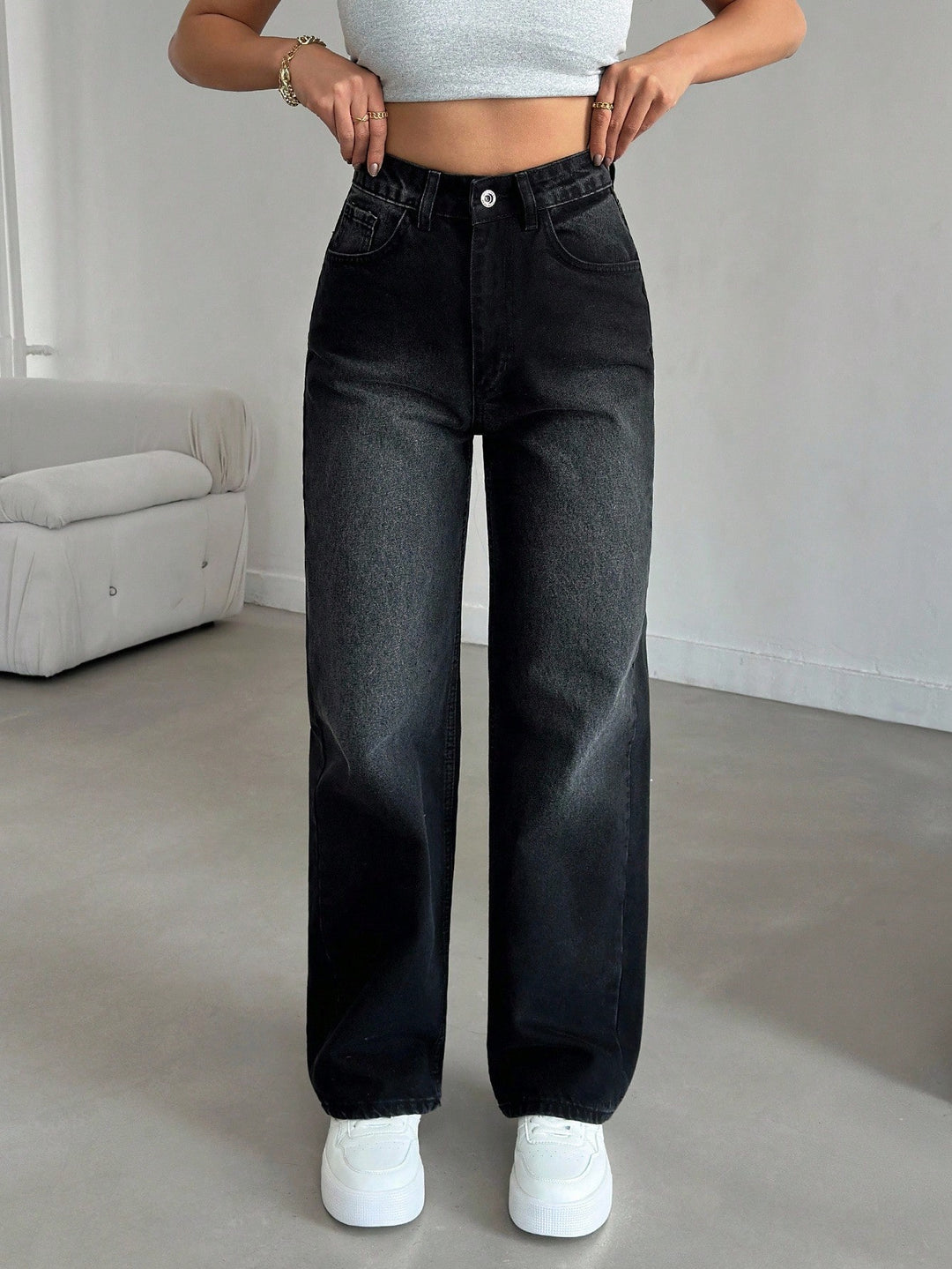 Jeans SHEIN, negru