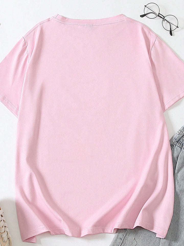 Tricou SHEIN, roz