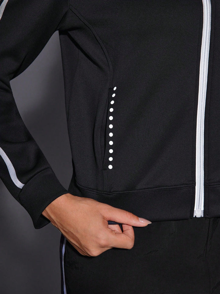 Jachetă sport SHEIN, negru