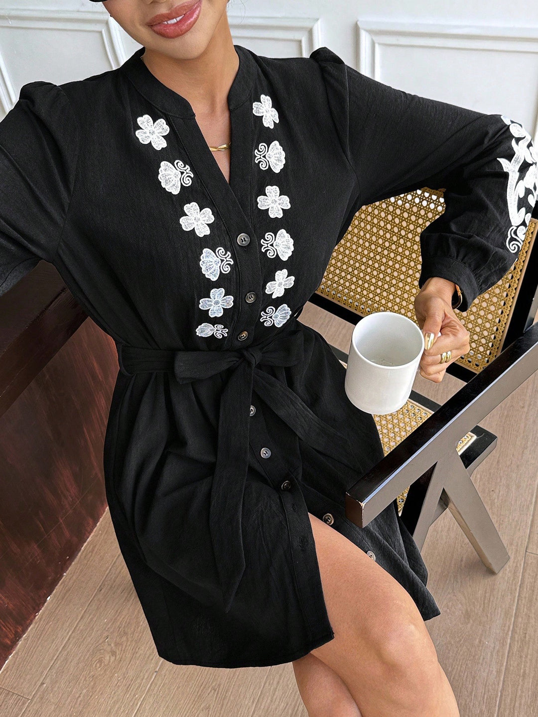 Rochie mini SHEIN, negru