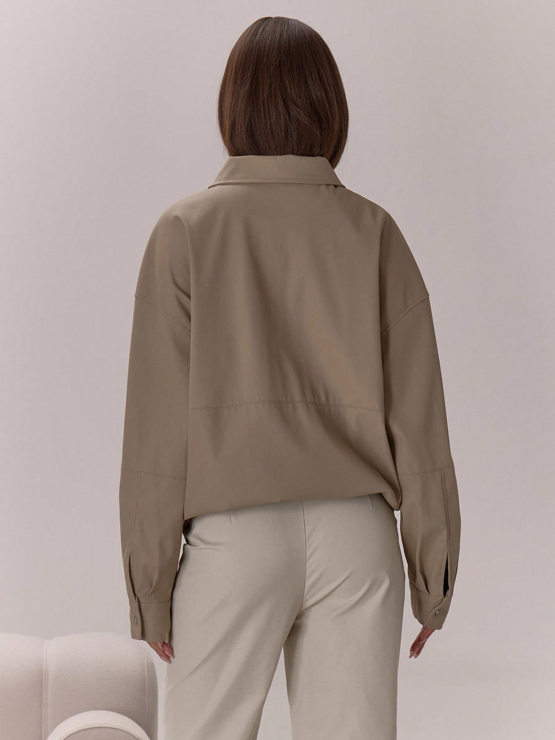 Jachetă SHEIN, kaki