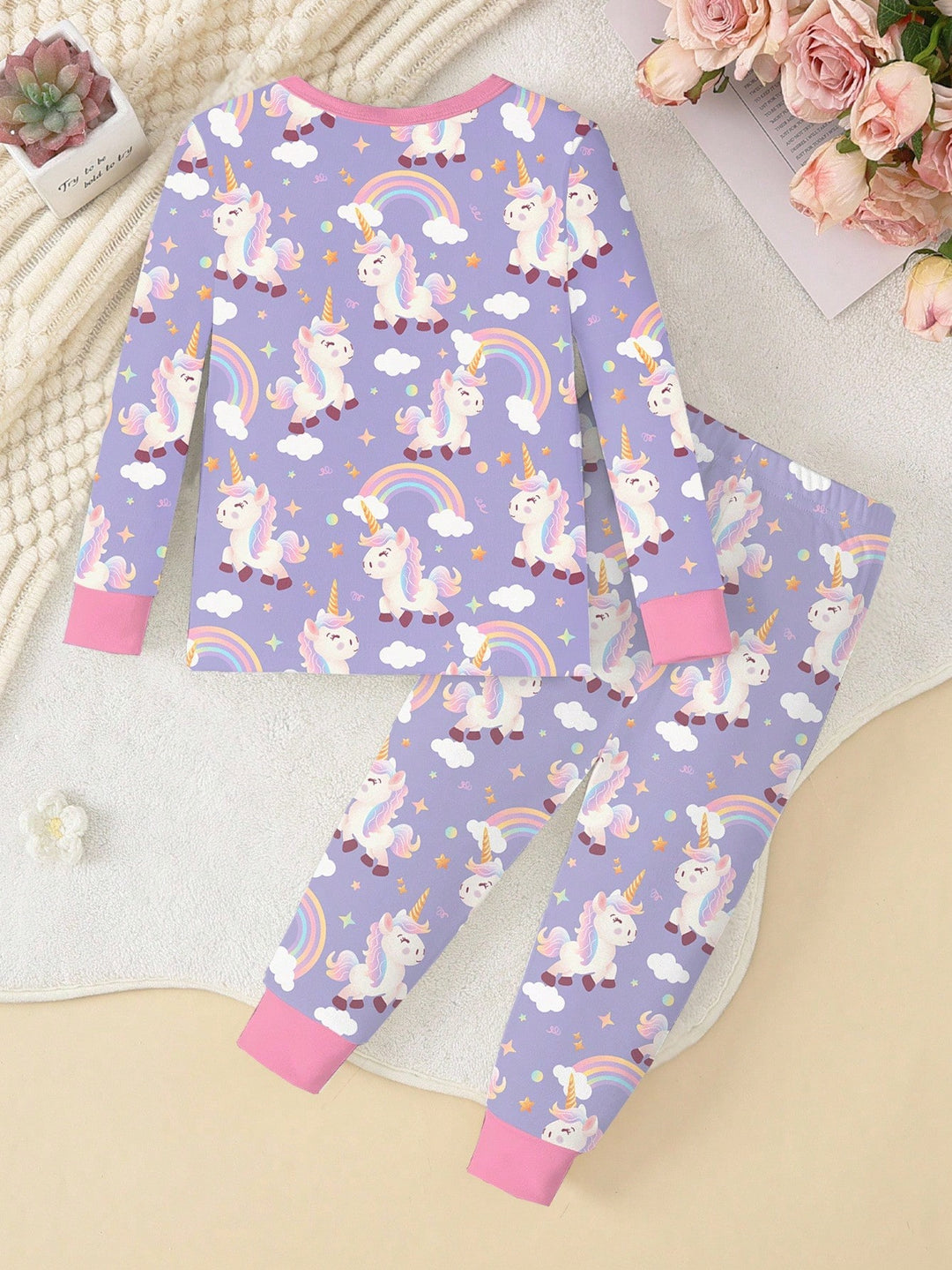 Compleu pijamale SHEIN, mov