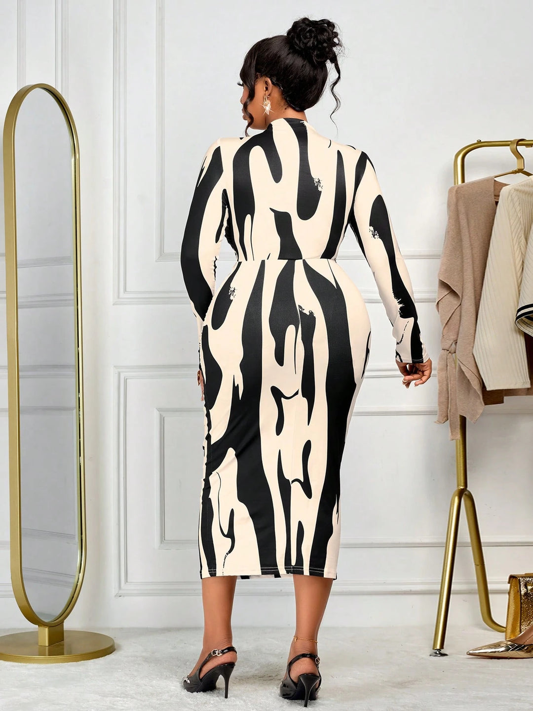 Rochie maxi SHEIN, mix culori