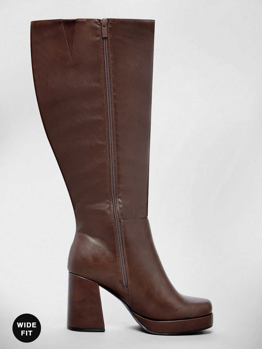 Botine SHEIN, maro
