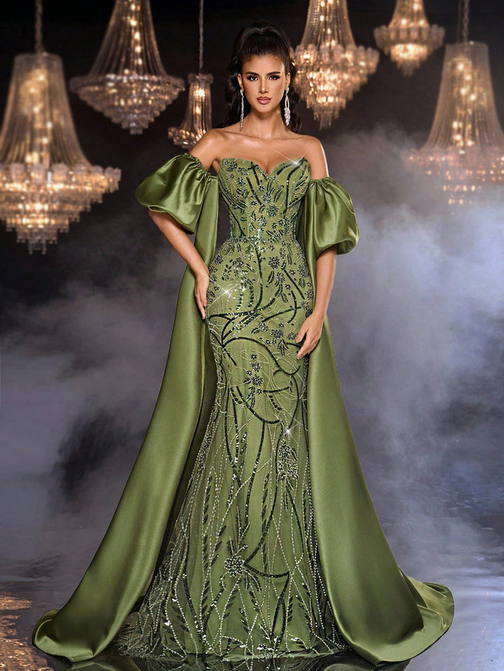 Rochie SHEIN, kaki