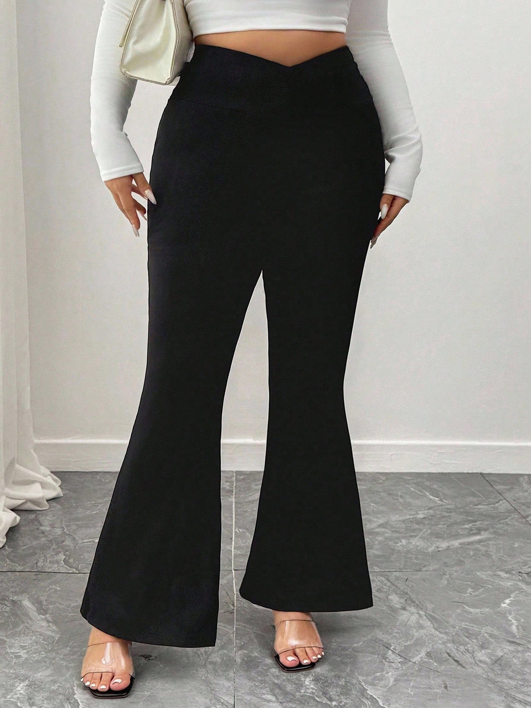 Pantaloni SHEIN, negru