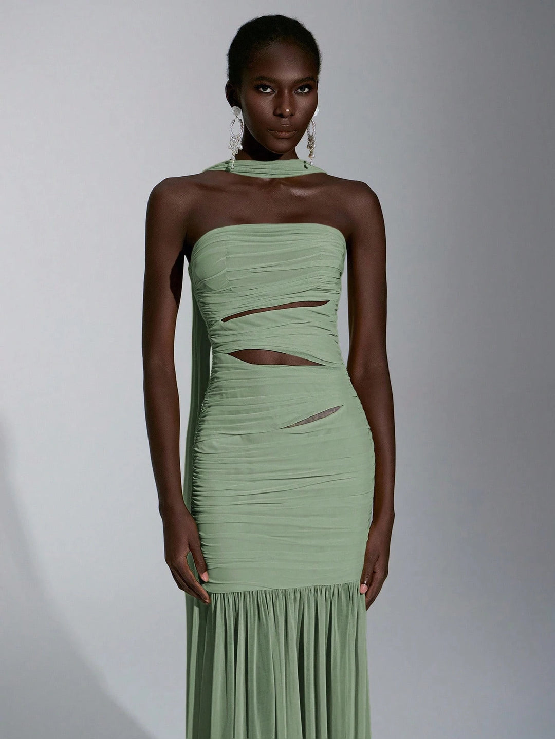 Rochie de ocazie SHEIN, verde