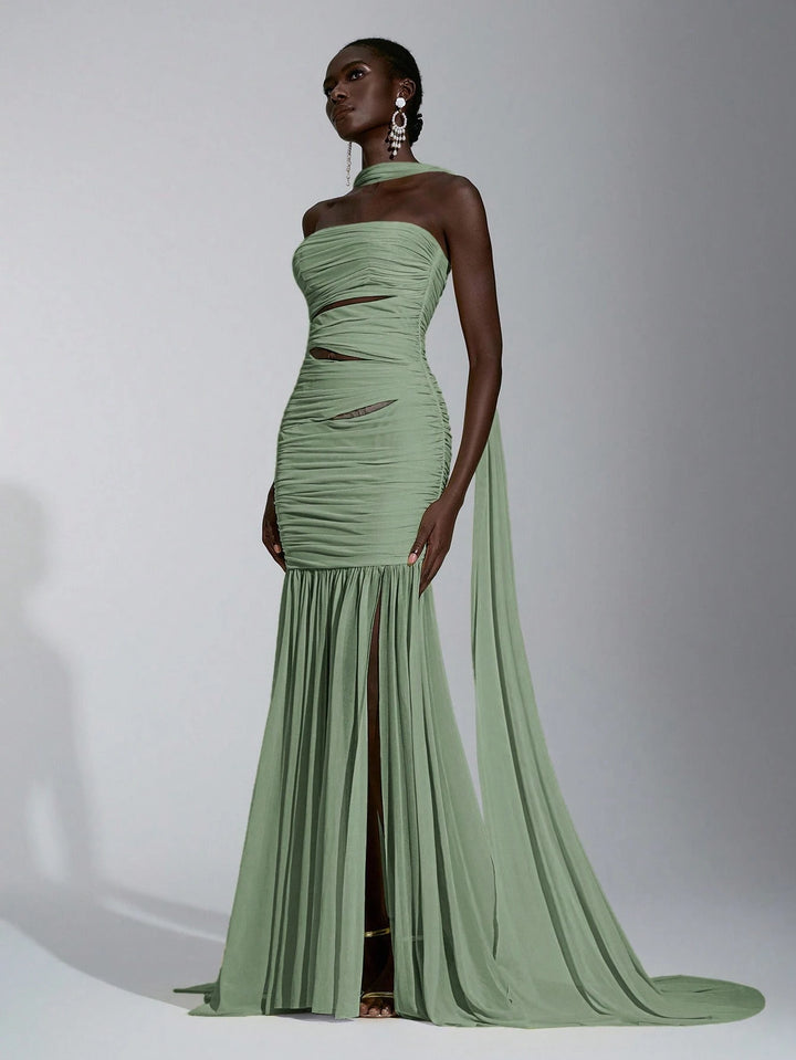 Rochie de ocazie SHEIN, verde