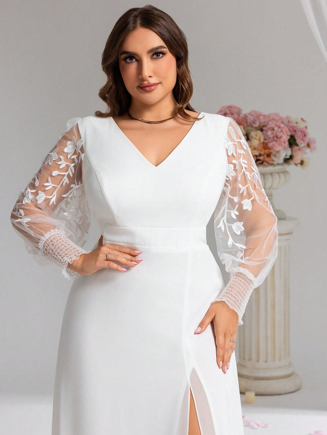 Rochie SHEIN, alb