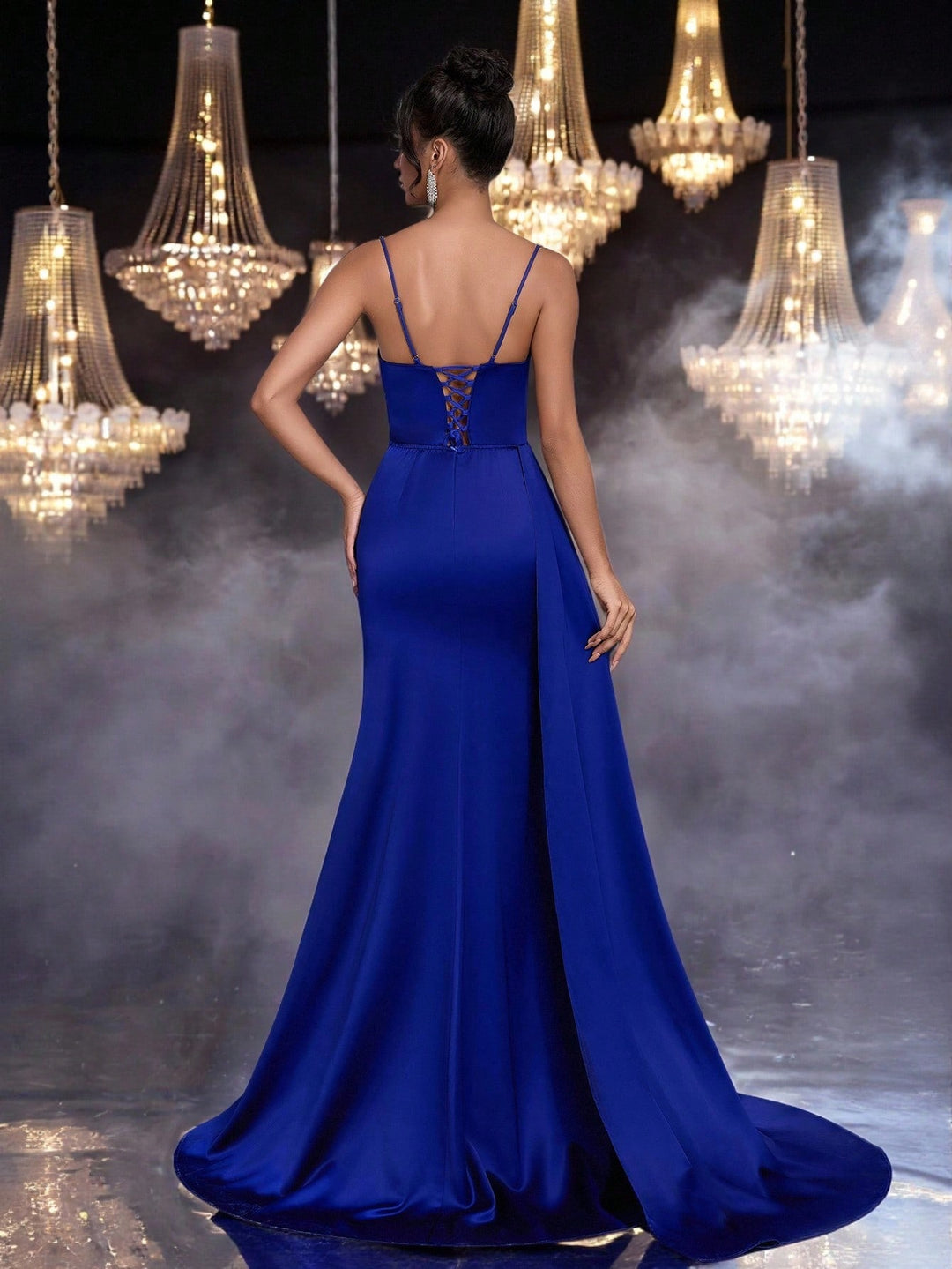 Rochie de ocazie  SHEIN, albastru