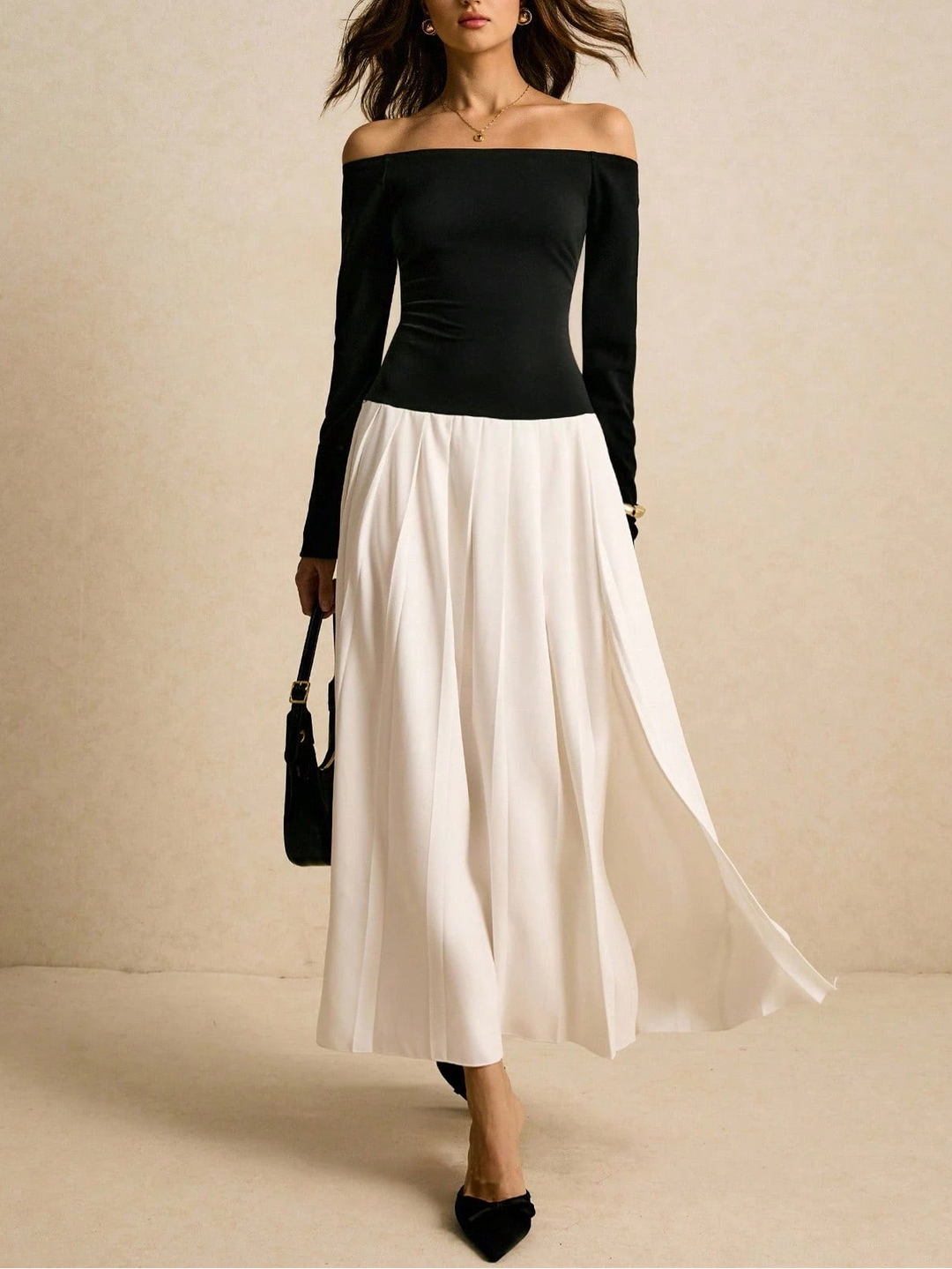 Rochie maxi Shein, mix culori