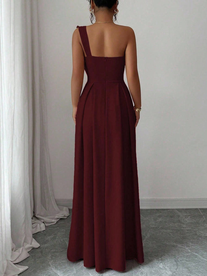 Rochie maxi SHEIN, vișiniu