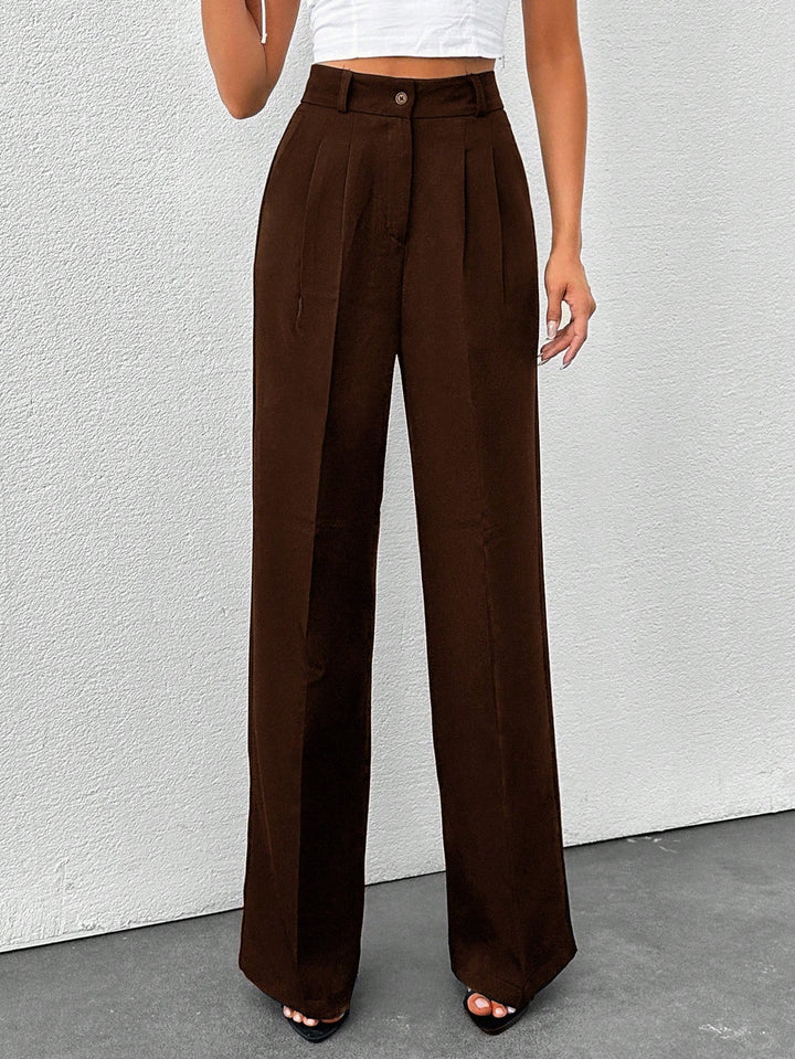 Pantaloni SHEIN, maro