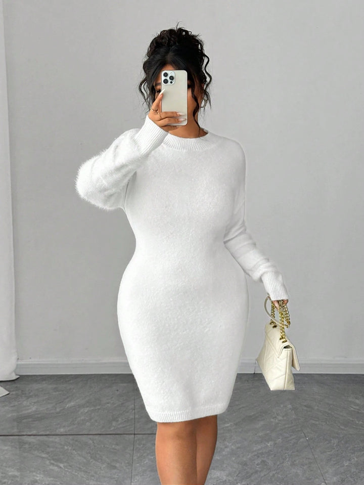 Rochie mini SHEIN, alb