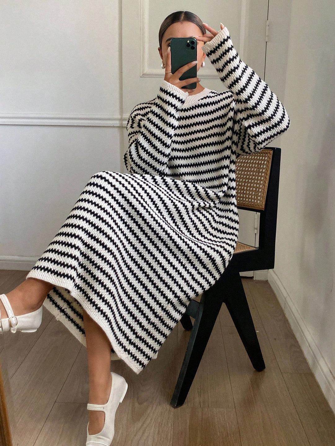 Rochie midi SHEIN, bej