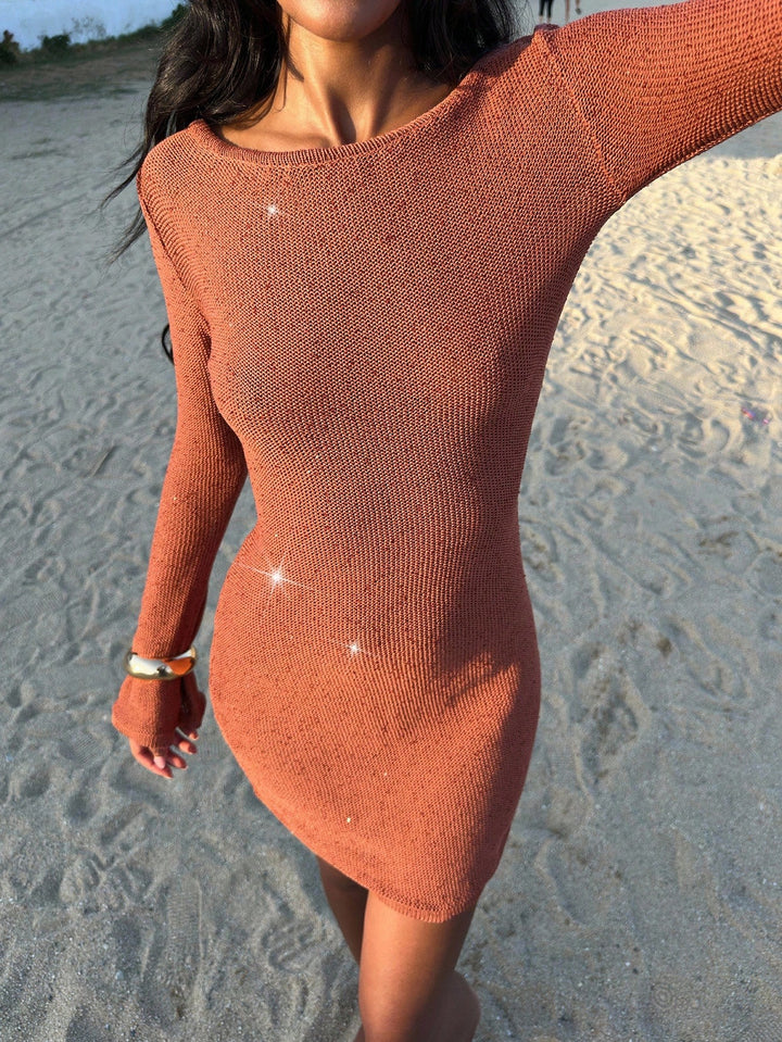 Rochie SHEIN, maro