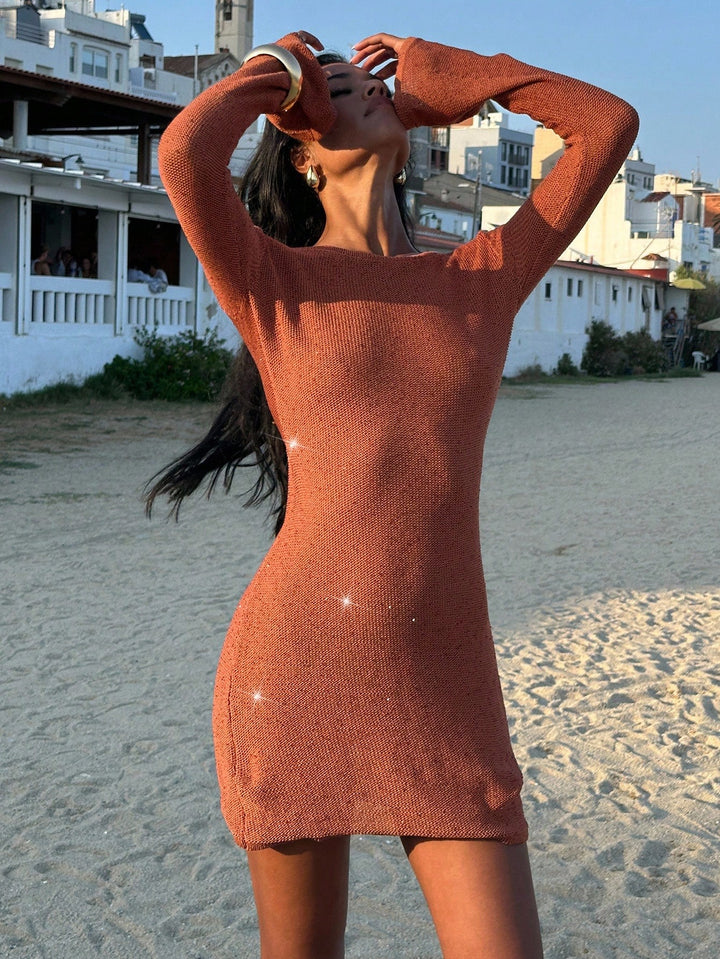 Rochie SHEIN, maro