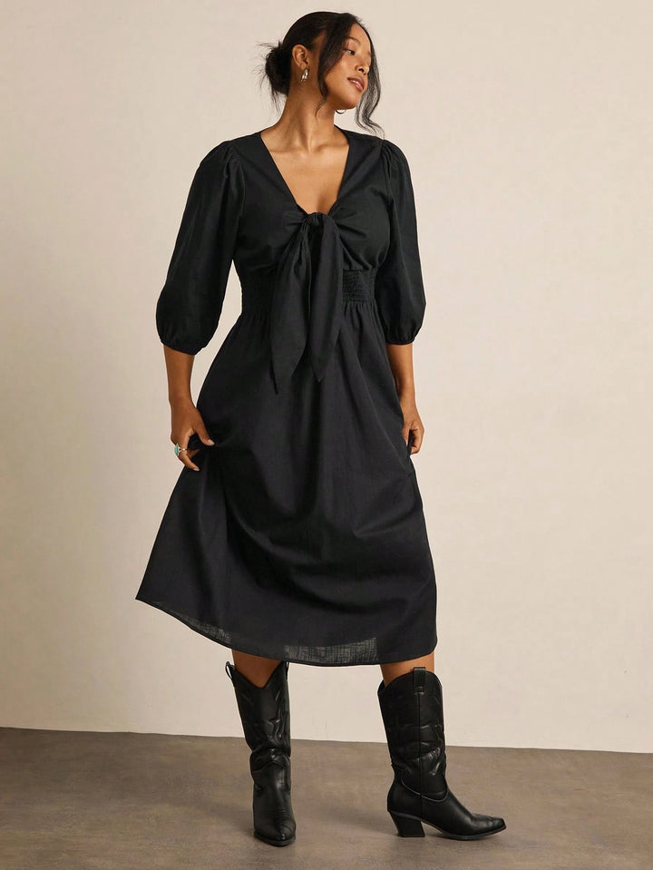 Rochie midi SHEIN, negru