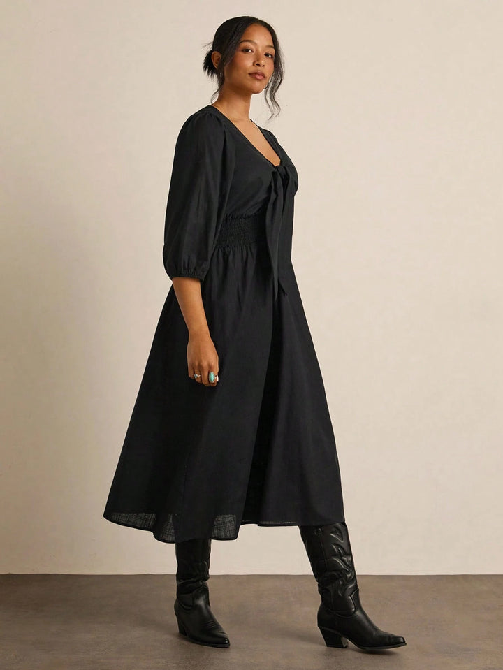 Rochie midi SHEIN, negru