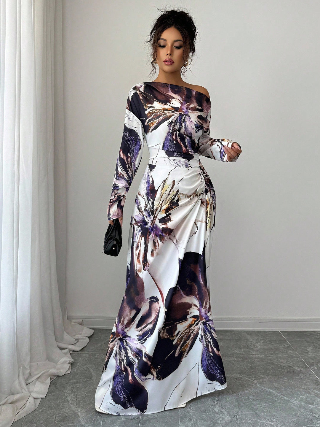 Rochie maxi SHEIN, mix culori