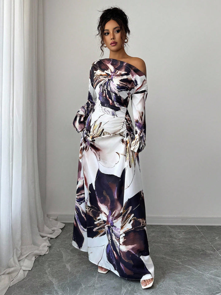Rochie maxi SHEIN, mix culori