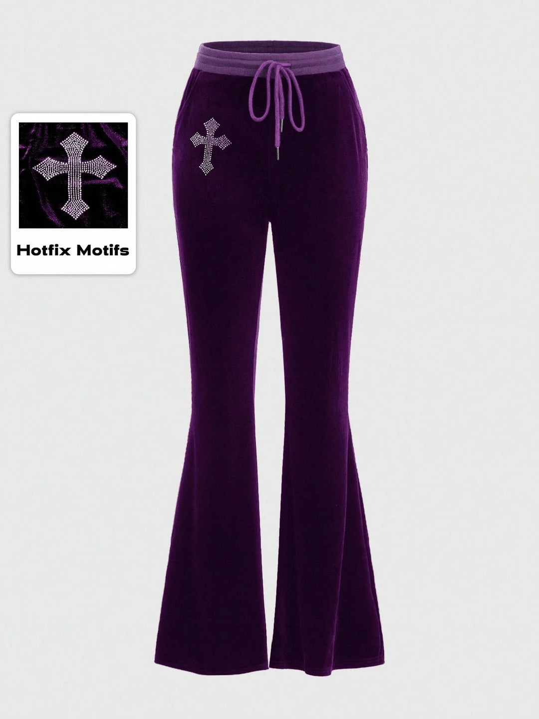 Pantaloni Shein, mov