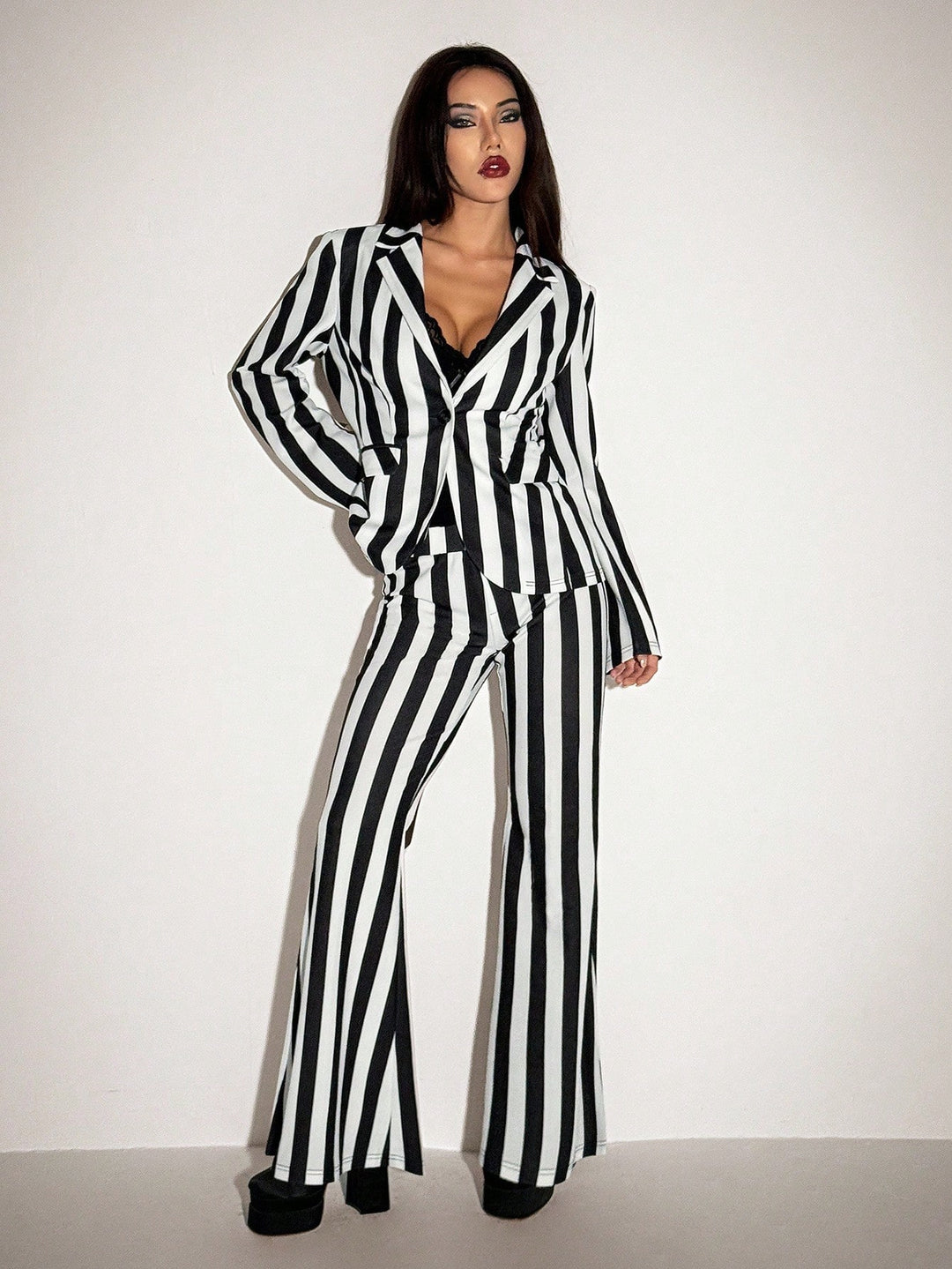Costum SHEIN, negru