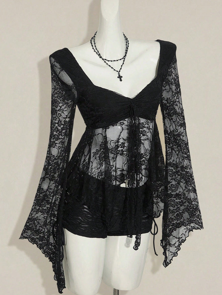 Top SHEIN, negru