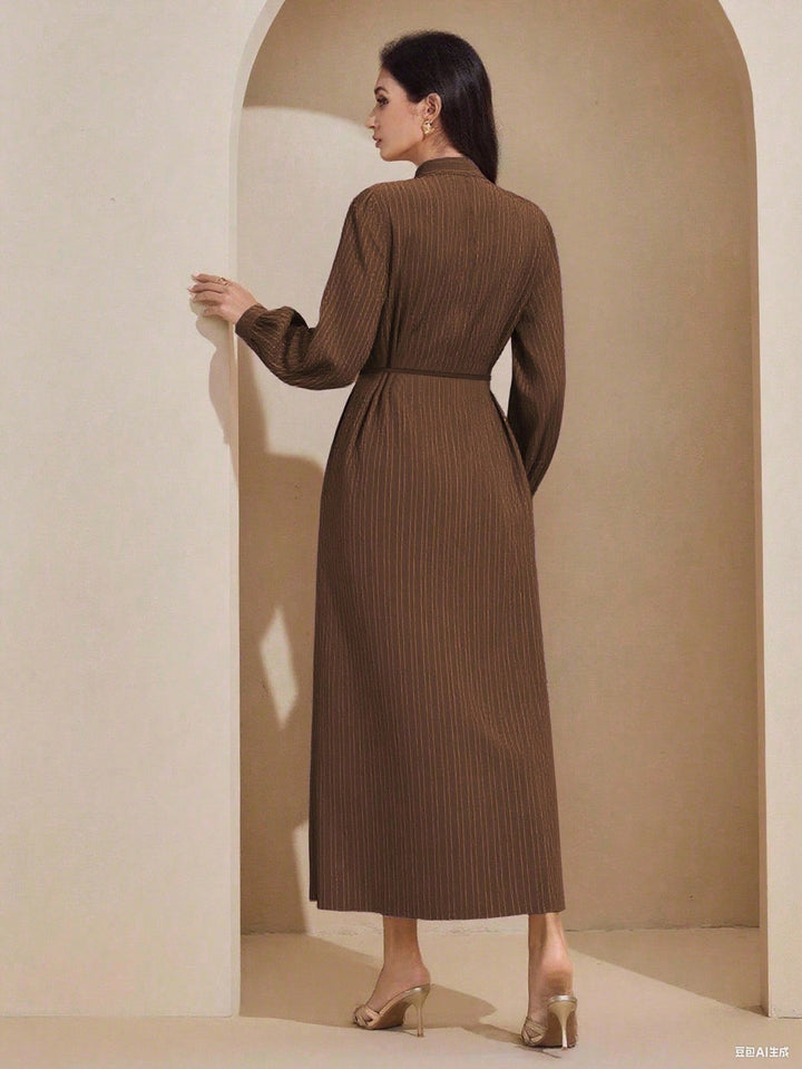 Rochie maxi SHEIN, maro