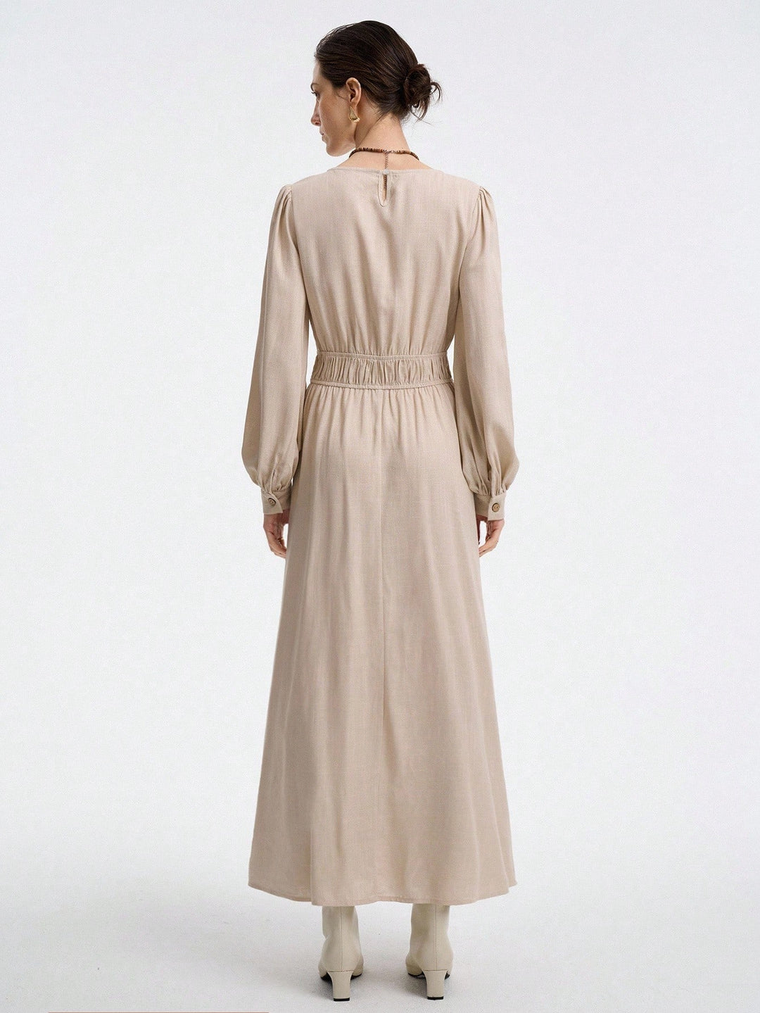 Rochie midi Shein, bej