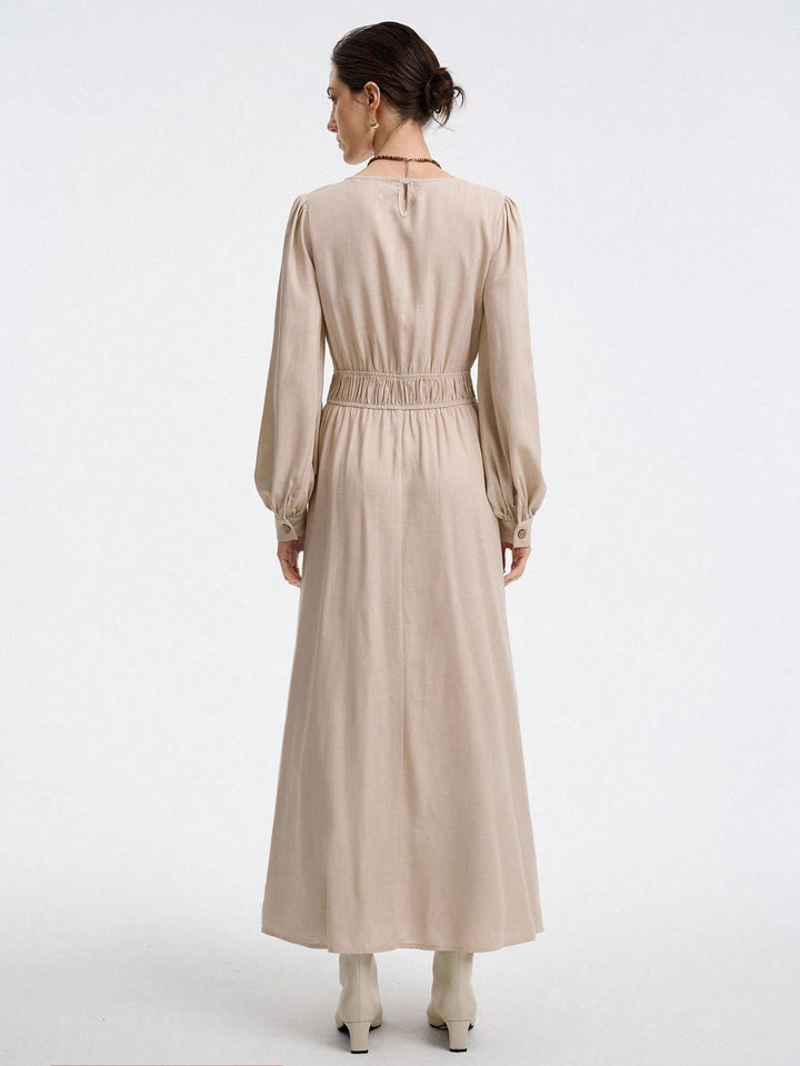 Rochie midi Shein, bej