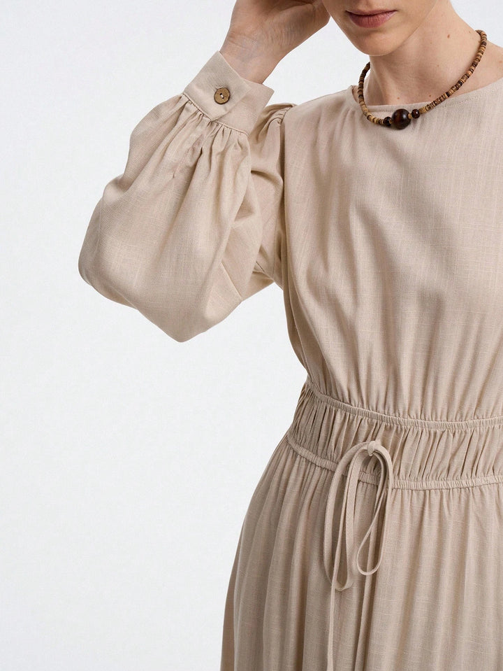 Rochie midi Shein, bej